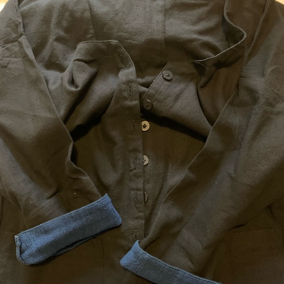 New, never worn, Happy French Gang womens romper. Black/indigo. Size M/L - Picture 4 of 6